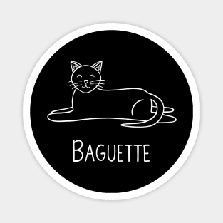 Baguette (white) Magnet